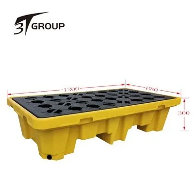 Palets de vessament de plàstic imbricable