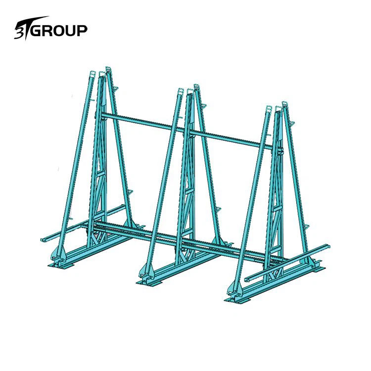 A-Bastidor de vidre amb marc